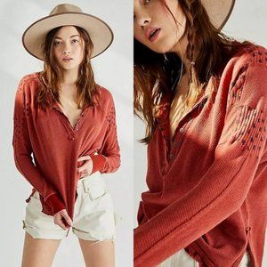 Free People Heart to Heart Henley Brick Path S